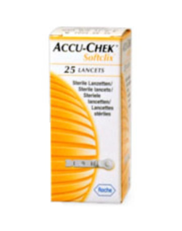 ACCU CHEK SOFTCLIX LANC  25PZ