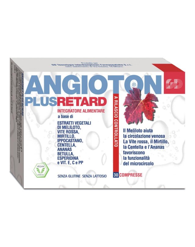 Angioton Plus Retard 30 Compresse -Per la Circolazione Venosa e Microcircolo