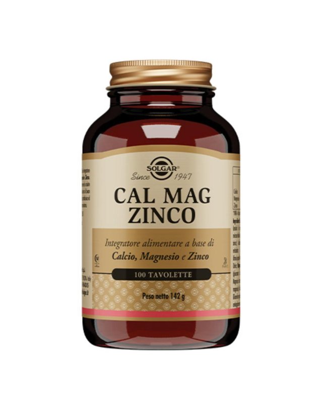 CAL MAG ZINCO 100TAV SOLGAR