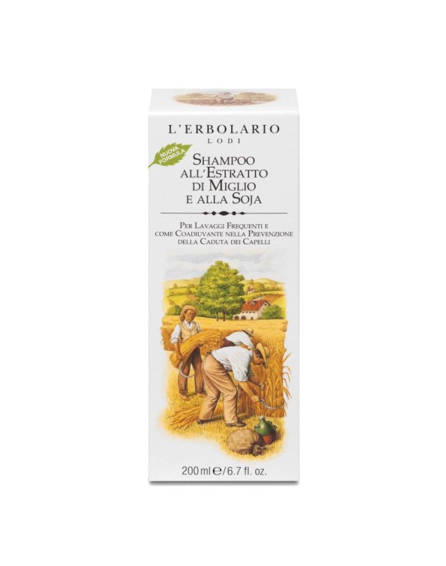 SHAMPOO MIGLIO/SOIA 200ML "L'E