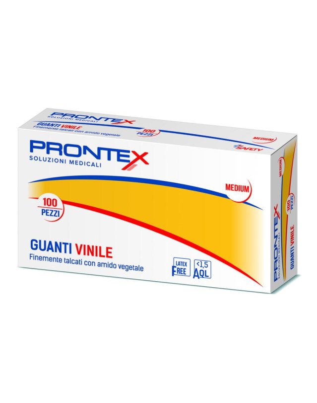 PRONTEX GUANTO VINILE M 100PZ