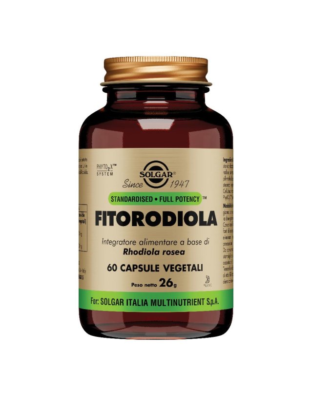 FITORODIOLA 60VEGICPS SOLGAR