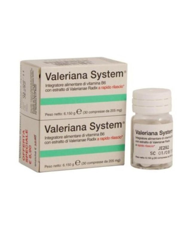 VALERIANA SYSTEM 30CPR+30CPR