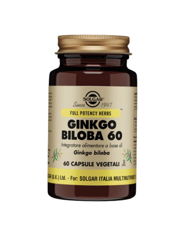 GINKGO BILOBA  60VEGICPS SOLGAR