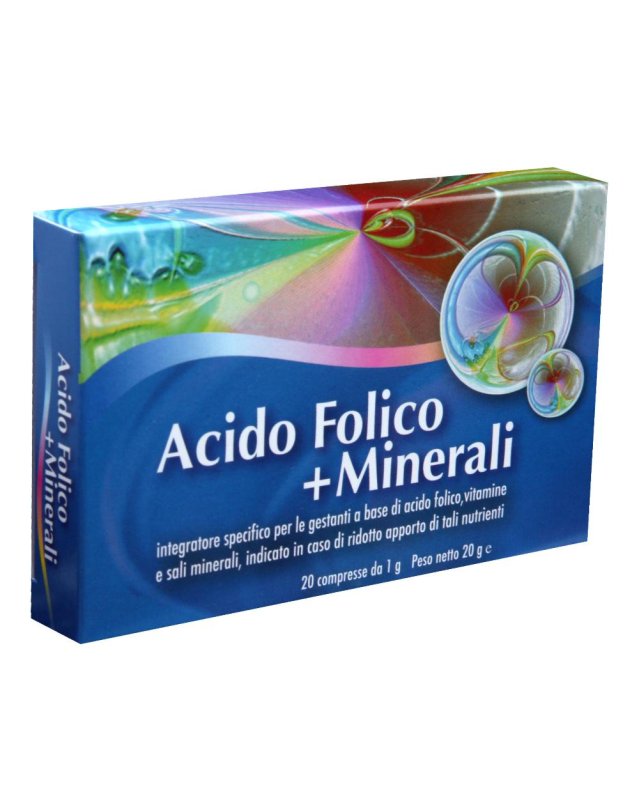 ACIDO FOLICO+ MINER 20CPR AURORA