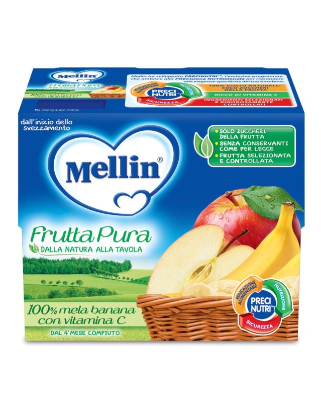 MELLIN Fr.Pura Me/Ban4x100g