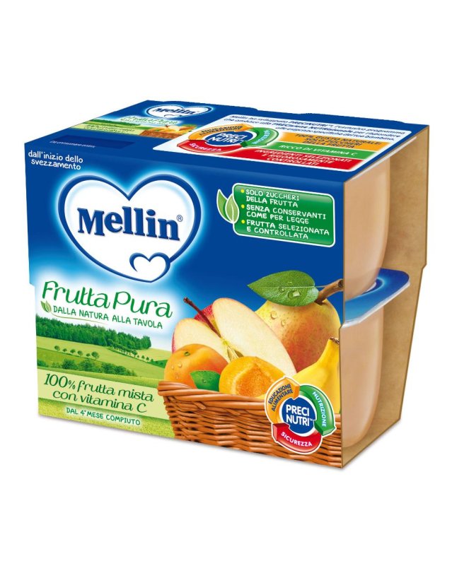 MELLIN Fr.Pura Fr.Mista 4x100g