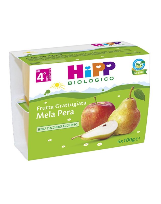 HIPP GRATTUGIA MELA PERA 4X100G