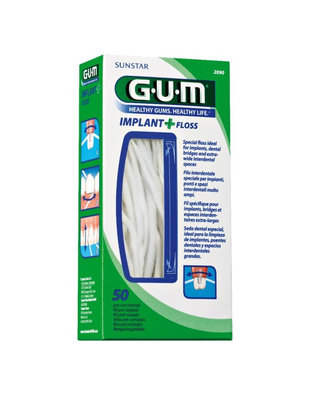 GUM IMPLANT+FLOSS FILO 50PZ 2090