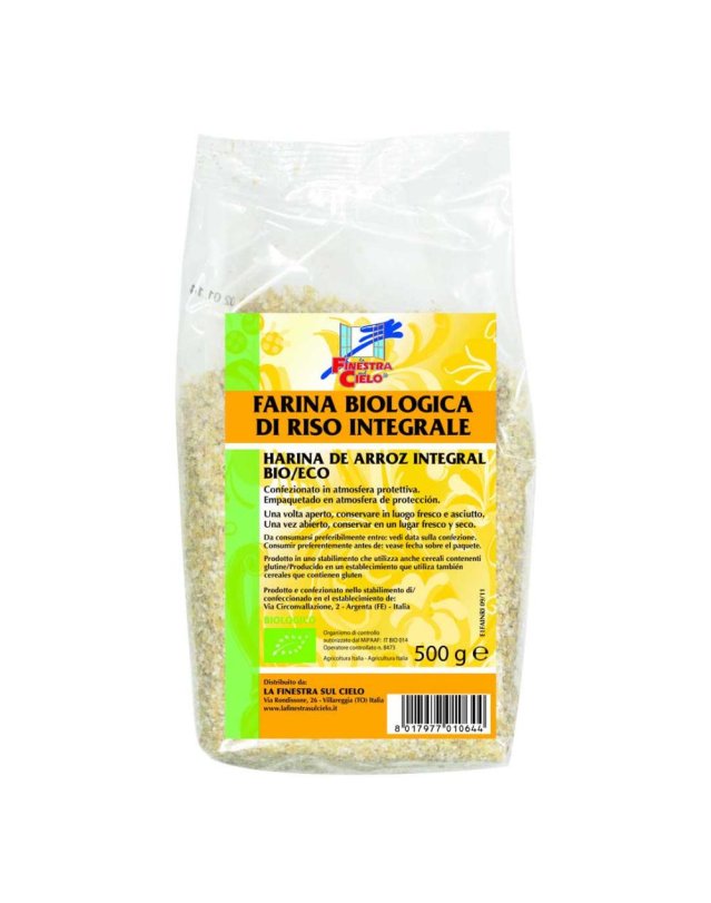 FARINA INTEG RISO 500G FINESTRA