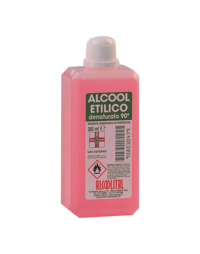 ALCOOL ETIL DENAT 90% 250ML