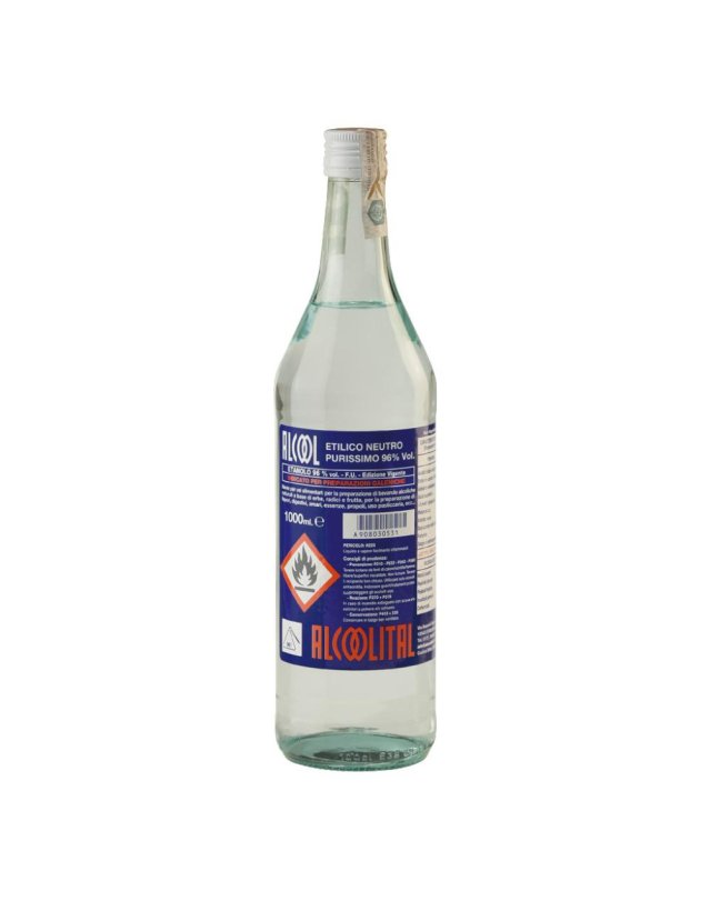 ALCOOL ETILICO PURO 96% 1L