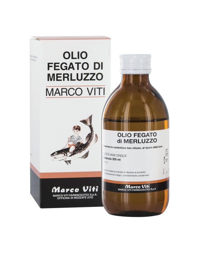 OLIO FEGATO MERLUZZO 200ML VITI