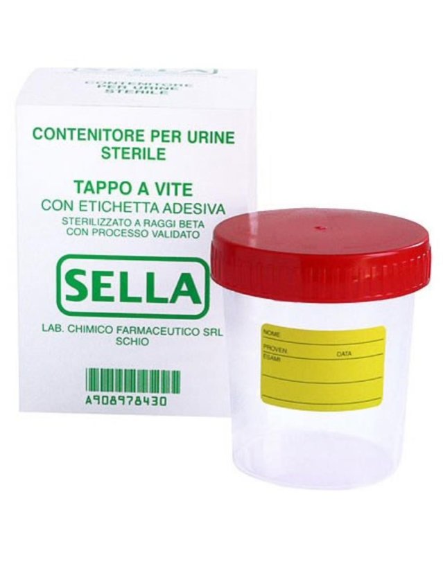 CONTENITORE URINE STERILE SELLA