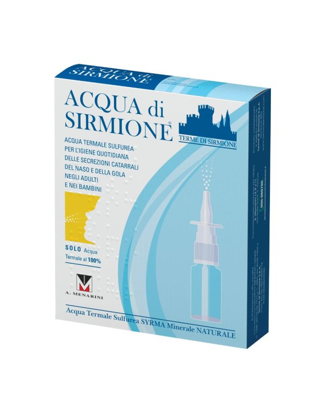 Acqua di Sirmione Soluzione Nasale 6 Flaconcini da 15 ml- soluzione per lavaggio nasale