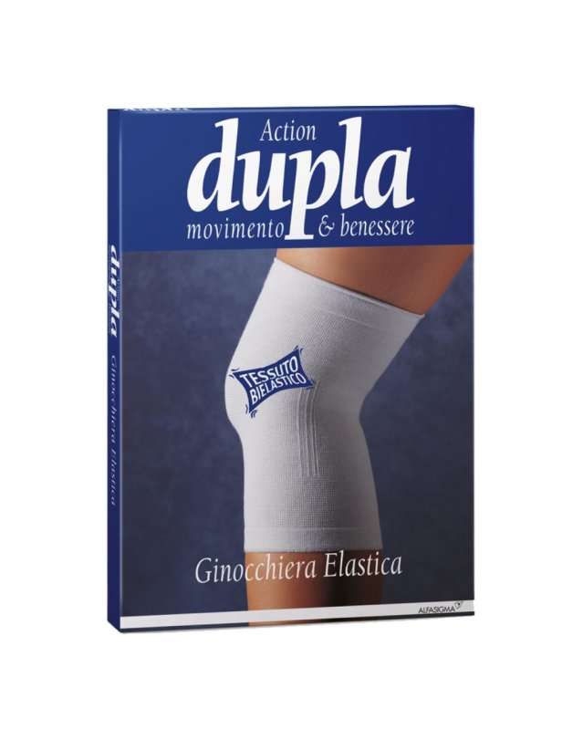 DUPLA Ginocch.Elast.Blu L