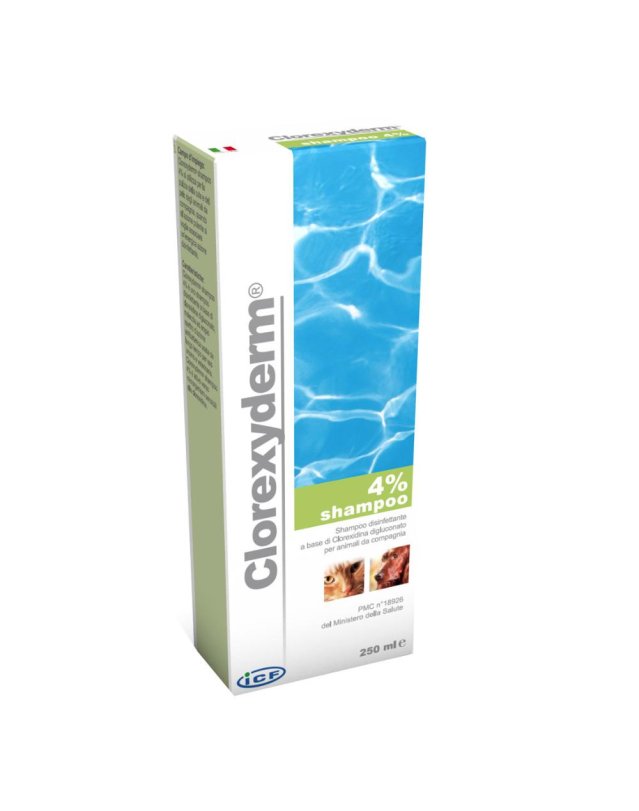 CLOREXYDERM SHAMPOO 4% 250ML VET