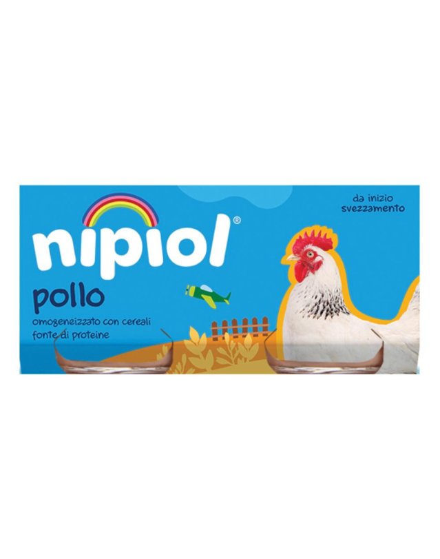 Nipiol Omogeneizzato Pollo 2x80gr 4Mesi+