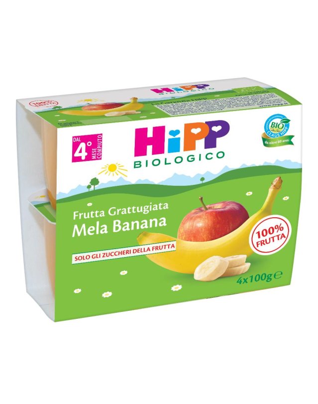HIPP Bio Mer.Fr.Mela/Ban.4x100