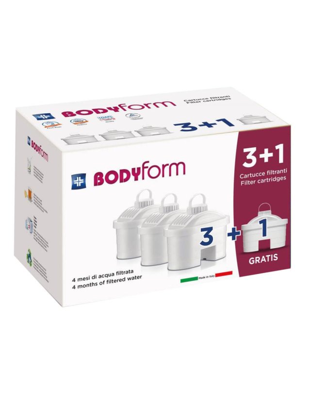 BODYFORM Cart.Filtr.3+1pz F4P