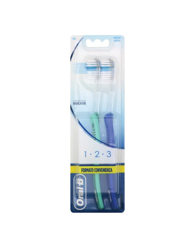 ORAL-B INDICAT 35 SPAZZ MED BIP