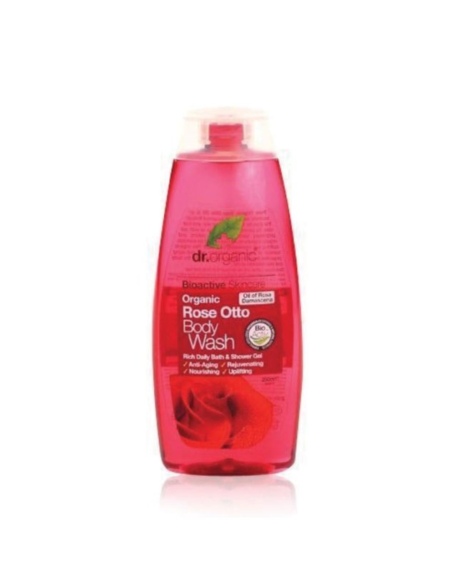 DR ORGANIC ROSE BODY WASH250ML