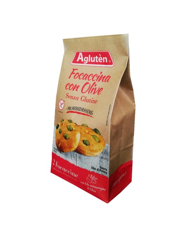 AGLUTEN Focaccina Olive 100g