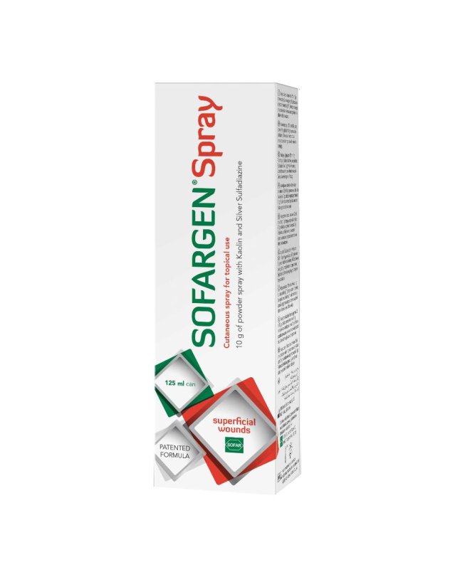 Sofargen spray medicazione in polvere 10g – spray cutaneo
