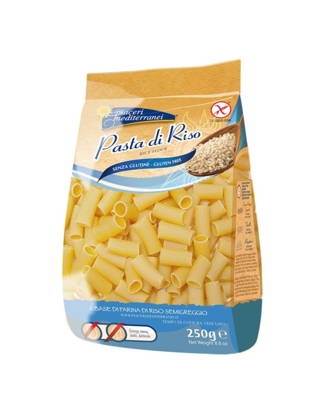 PIACERI MEDIT RIGATONI RISO 250G
