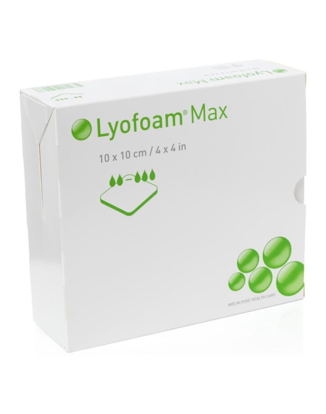 LYOFOAM MAX MEDIC 10X10CM 10PZ