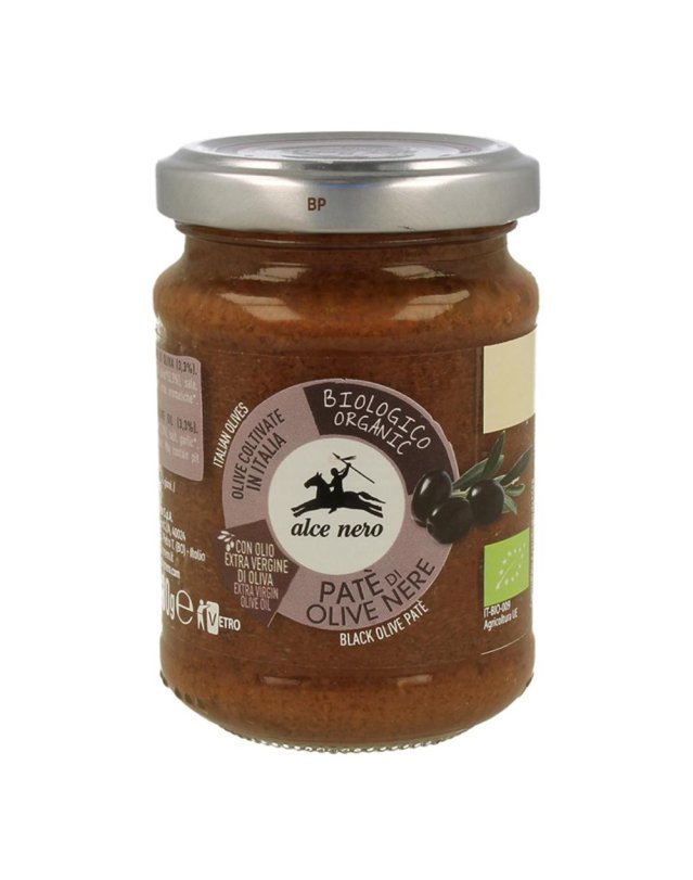 PATE'OLIVE NERE BIO 130G ALCE