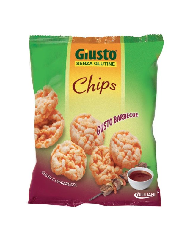 GIUSTO CHIPS BARBECUE 30G S/GL