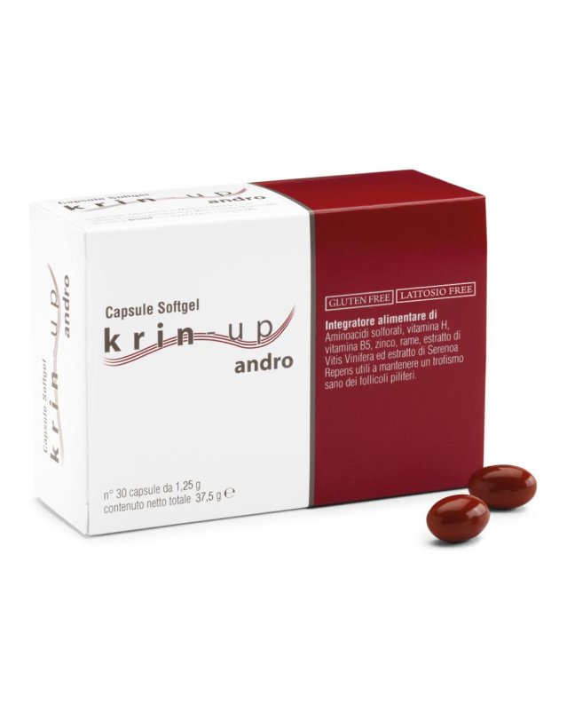 KRIN UP Andro 30 Capsule - Integratore Anticaduta Capelli