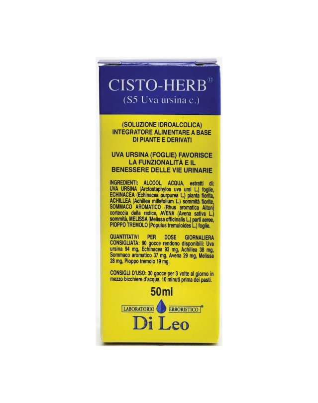 CISTO HERB S5 UVA URSINA 50ML