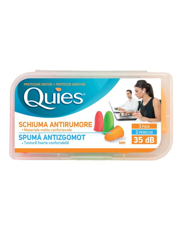 QUIES TAPPO AURIC SCHIUMA 3PA
