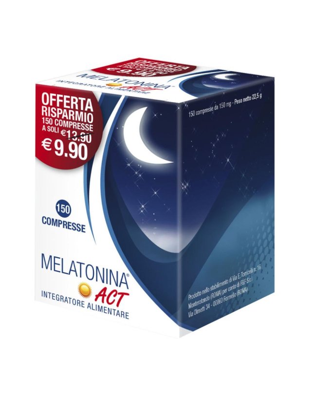 MELATONINA ACT 1MG 150CPR