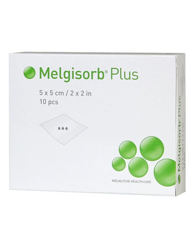 MELGISORB PLUS MED AS 5X5 10PZ