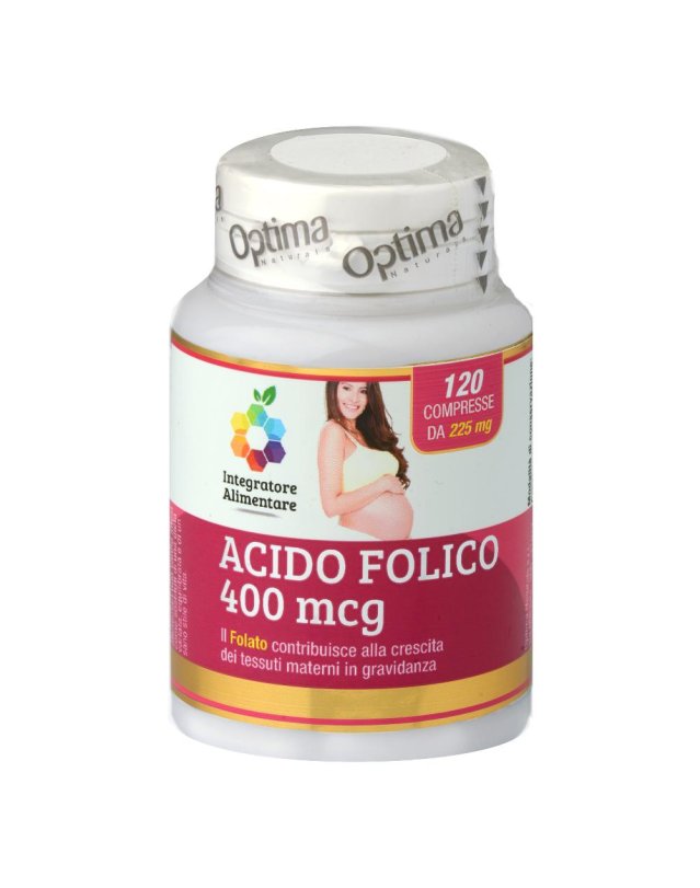 ACIDO FOLICO 400MCG 120CPR OPTIM