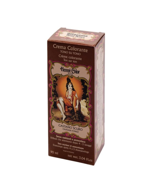 HENNE' CREMA CASTANO SCURO 90M