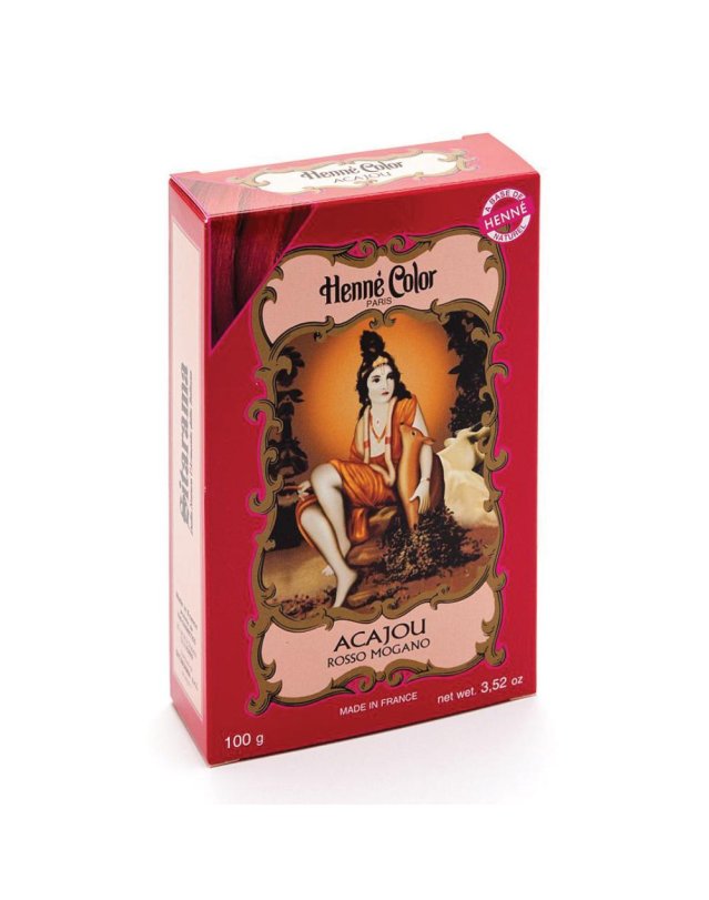 HENNE' COLOR ACAJOU ROSSO MOGA