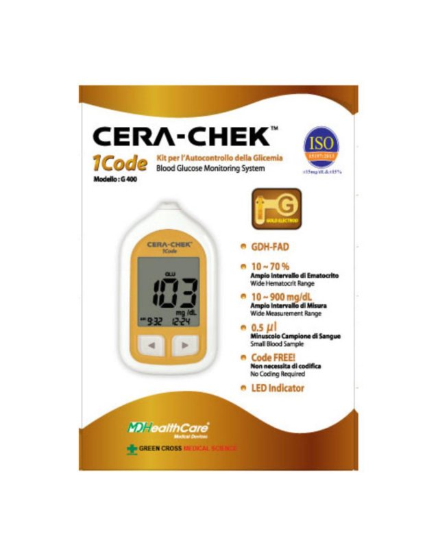 CERA-CHEK 1CODE STR REATT 25PZ