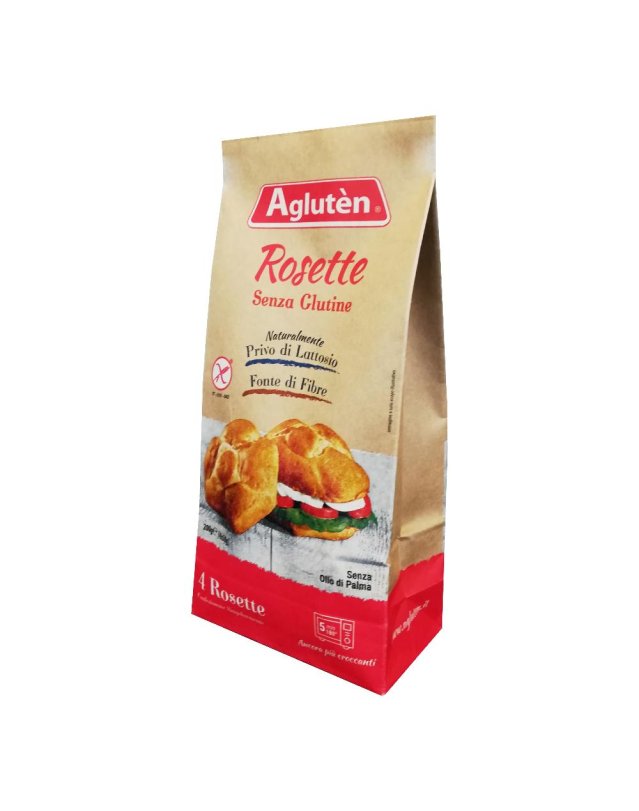 AGLUTEN Pane Bianco Rosette200