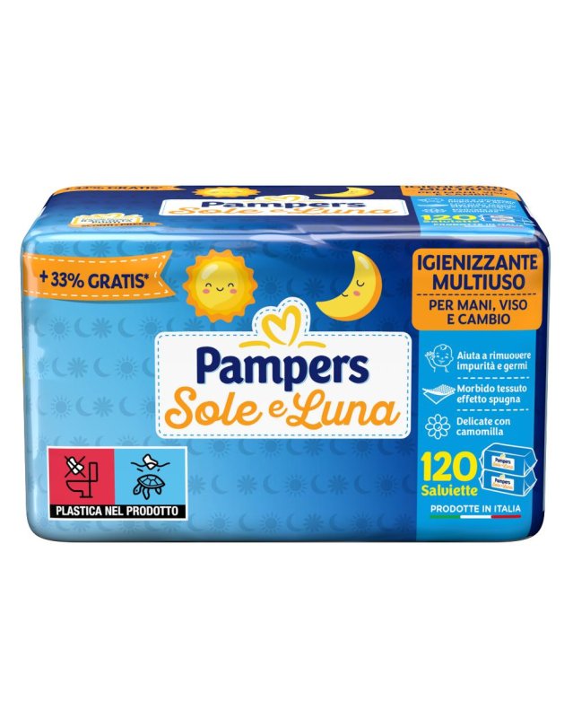 WIPES SOLE&LUNA EFF SPUG 90+30