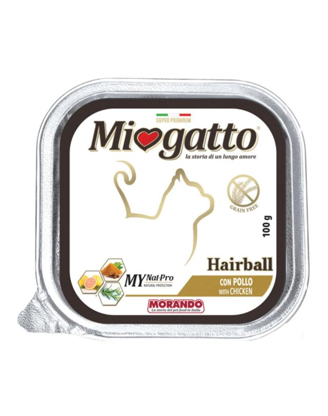 MIOGATTO HAIRBALL POLLO 100G