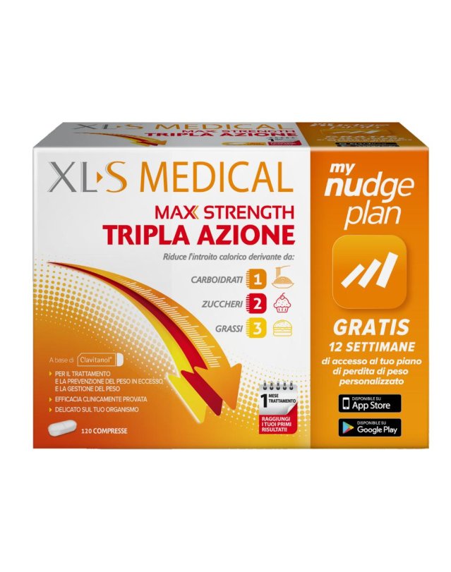 XLS MEDICAL MAX STRENGHT 120CPR