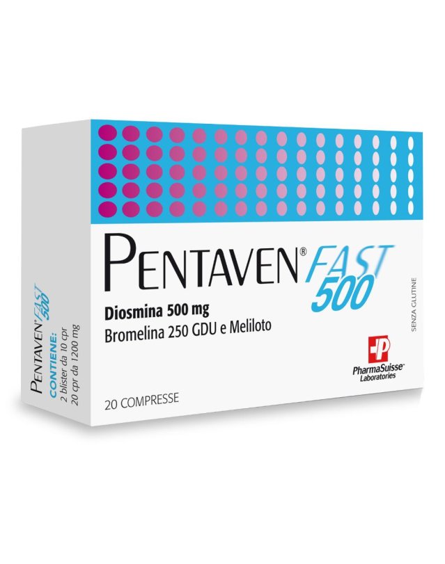 PENTAVEN FAST 500 20CPR