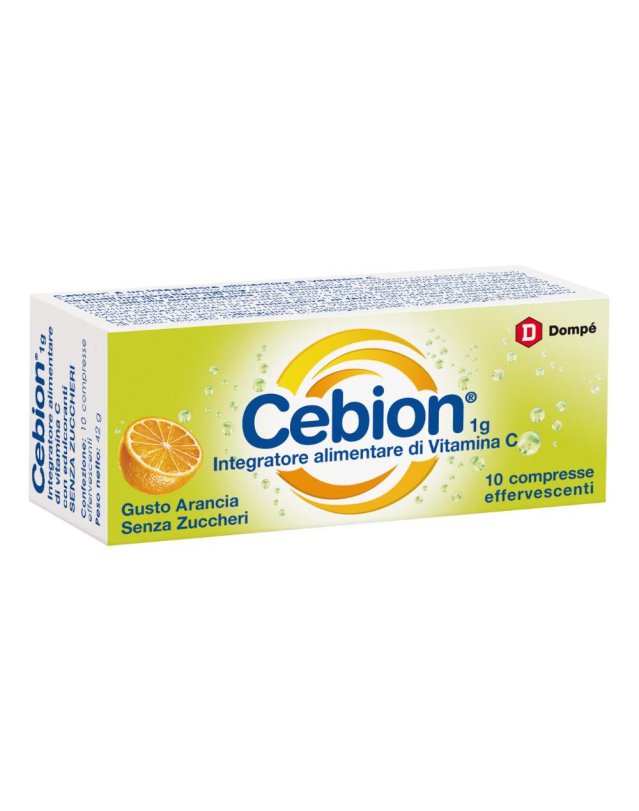 CEBION VITAMINA C -10 Compresse Effervescenti Senza Zucchero
