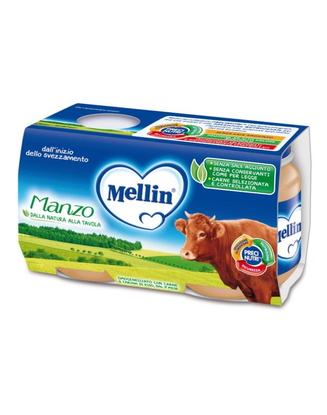OMO MELLIN Manzo 2x120g