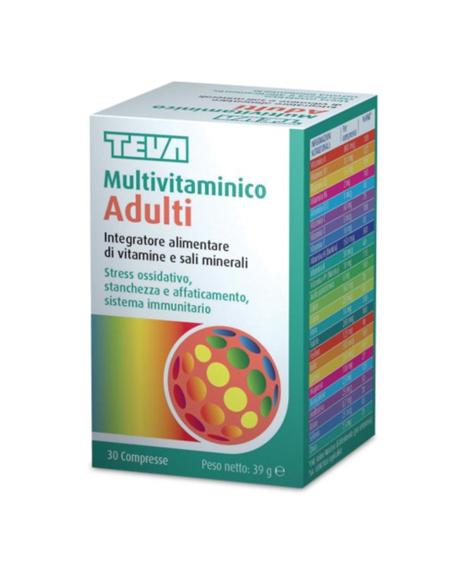 MULTIVITAMINICO ADULTI 30CPR TEV