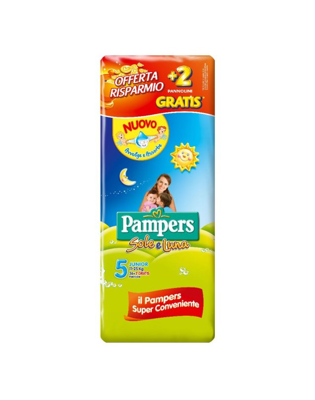 PAMPERS SOLEL JUNIOR 36+2P 9417